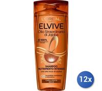 12x Bundle Elvive Shampoo Olio Straordinario + Crema Ml 250 Ml