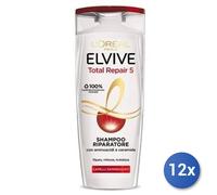 12x Bundle Elvive Shampoo Total Repair 5 Pro-Keratina