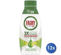 12x Bundle Fairy Gel Limone Pulizia Profonda Ml 504 Lavastoviglie