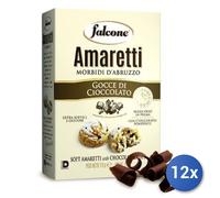 12x Bundle Falcone Amaretti Gocce Cioccolato Gr 170