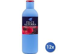 12x Bundle Felce Azzurra Bagnodoccia Ibisco e Pepe Rosa 650Ml