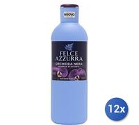 12x Bundle Felce Azzurra Bagnodoccia Orchidea Nera, 650Ml