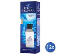 12x Bundle Felce Azzurra Bastoncini Ambiente 120 Ml. Classico Made In Italy