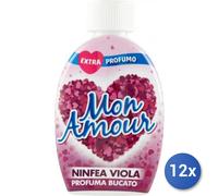 12x Bundle Felce Azzurra Mon Amour Profuma Biancheria 220 Ml. Viola