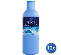 12x Bundle Felce Azzurra Muschio Bianco 650 Ml Bagnodoccia