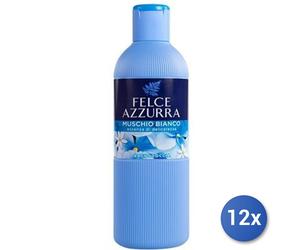 12x Bundle Felce Azzurra Muschio Bianco 650 Ml Bagnodoccia