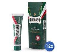 12x Bundle Fermasangue Barba Gel Riparatore 10 Ml. Proraso
