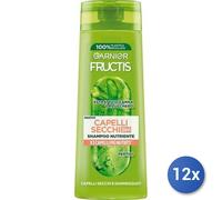 12x Bundle Fructis 2In1 Shampoo 250 Ml. Secchi