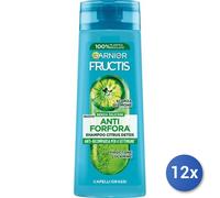 12x Bundle Fructis Shampoo 250 Ml. Antiforfora Citrus D