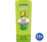 12x Bundle Garnier Balsamo Per Capelli Fructis Hydra-Ricci, 200 Ml