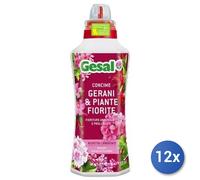 12x Bundle Gesal Gerani & Piante Fiore Concime 750