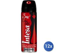 12x Bundle Intesa Sex-Unisex Parfum Deodorant Ambra D'Arabia 125Ml