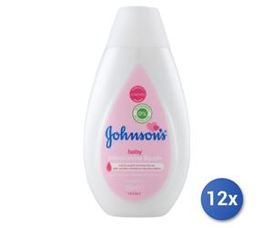 12x Bundle Johnsons Baby Crema Liquida Latte 300 Ml. Rosa