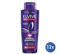 12x Bundle L’Oréal Paris Elvive Color-Vive Purple Shampoo, 200 Ml