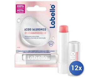 12x Bundle Labello Burrocacao Acido Ialuronico Rose' 88071 Made In Italy