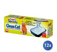 12x Bundle Lettiera Sacchi 10 Pezzi Lacci Domopak 53X38Cm. Lacci