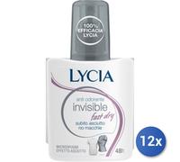 12x Bundle Lycia Deodorante Vapos Ml. 75 Invisibile