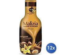 12x Bundle Malizia Bagno 1000 Ml. Argan/Vaniglia