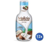 12x Bundle Malizia Bagno 1000 Ml. Cocco