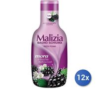 12x Bundle Malizia Bagno 1000 Ml. Mora E Muschio