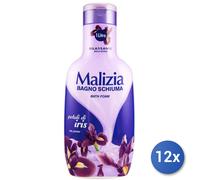 12x Bundle Malizia Bagno 1000 Ml. Petali Di Iris
