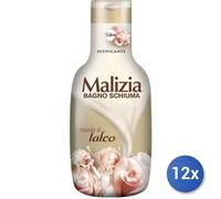 12x Bundle Malizia Bagno 1000 Ml. Talco