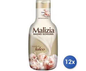 12x Bundle Malizia Bagno 1000 Ml. Talco