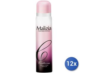 12x Bundle Malizia Deodorante Spray 100 Ml. Certezza Donna