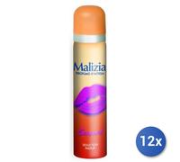 12x Bundle Malizia Deodorante Spray 75 Body Sensual