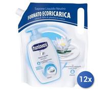 12x Bundle Mantovani Sapone Liquido Ml 750 Busta Classico Ricarica