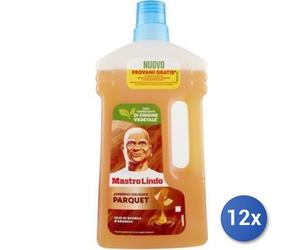 12x Bundle Mastro Lindo Pavimenti 930 Ml. Superfici Delicate Legno Made In Italy