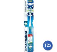 12x Bundle Mentadent Spazzolino Vertical Expert Medio