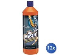 12x Bundle Mr.Muscle Disgorgante 1000 Ml. Gel