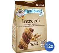 12x Bundle Mulino Bianco Biscotti Intrecci Integrali Gr 300