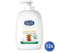 12x Bundle Neutro Roberts Nutriente 200 Ml Sapone Liquido