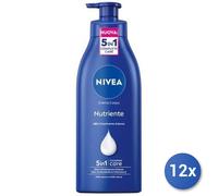 12x Bundle Nivea Crema Corpo Nutriente Pump 500 Ml