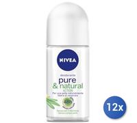 12x Bundle Nivea Deodorante Rollon Fresh Natural