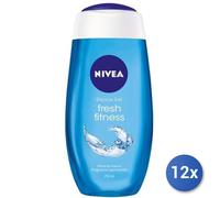 4x Nivea Doccia Gel Fresh Pure Minerali Marini Rigenerante Detergente 250 ml