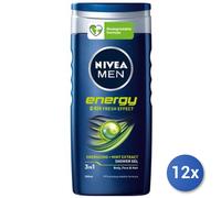 12x Bundle Nivea Doccia Uomo 250 Ml. Energy