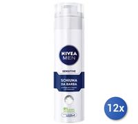12x Bundle Nivea Men Schiuma B.Sensitive. 200 Ml