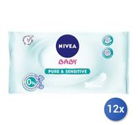 12x Bundle Nivea Salviettine Pure & Sensitive 63