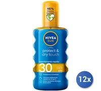 12x Bundle Nivea Solare 200 Ml. Fp30 Spray Dry