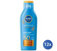12x Bundle Nivea Solare 200 Ml. Fp50 Protect & Bronze 85826 Made In Italy