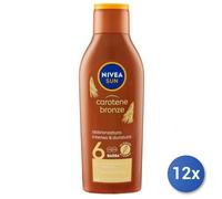 12x Bundle Nivea Sun Latte Carotene Fp 6 200 Ml