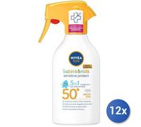 12x Bundle Nivea Sun Trigger Kids 50+ Sensitive Protect
