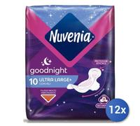 12x Bundle Nuvenia Assorbenti Ultra Notte Ali X 10