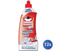 12x Bundle Omino Bianco Smacchiatore Tessuti Liquido 500 Ml.