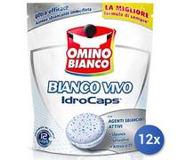 12x Bundle Omino Bianco Smacchiatore Tessuti Tabs 10 Pezzi Bianco Vivo Made In