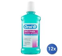 12x Bundle Oral-B Collutorio 500 Ml. Denti E Gengive Verde Chiaro