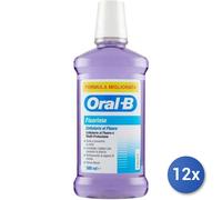 12x Bundle Oral B Collutorio Fluorinse Viola 500 Ml
